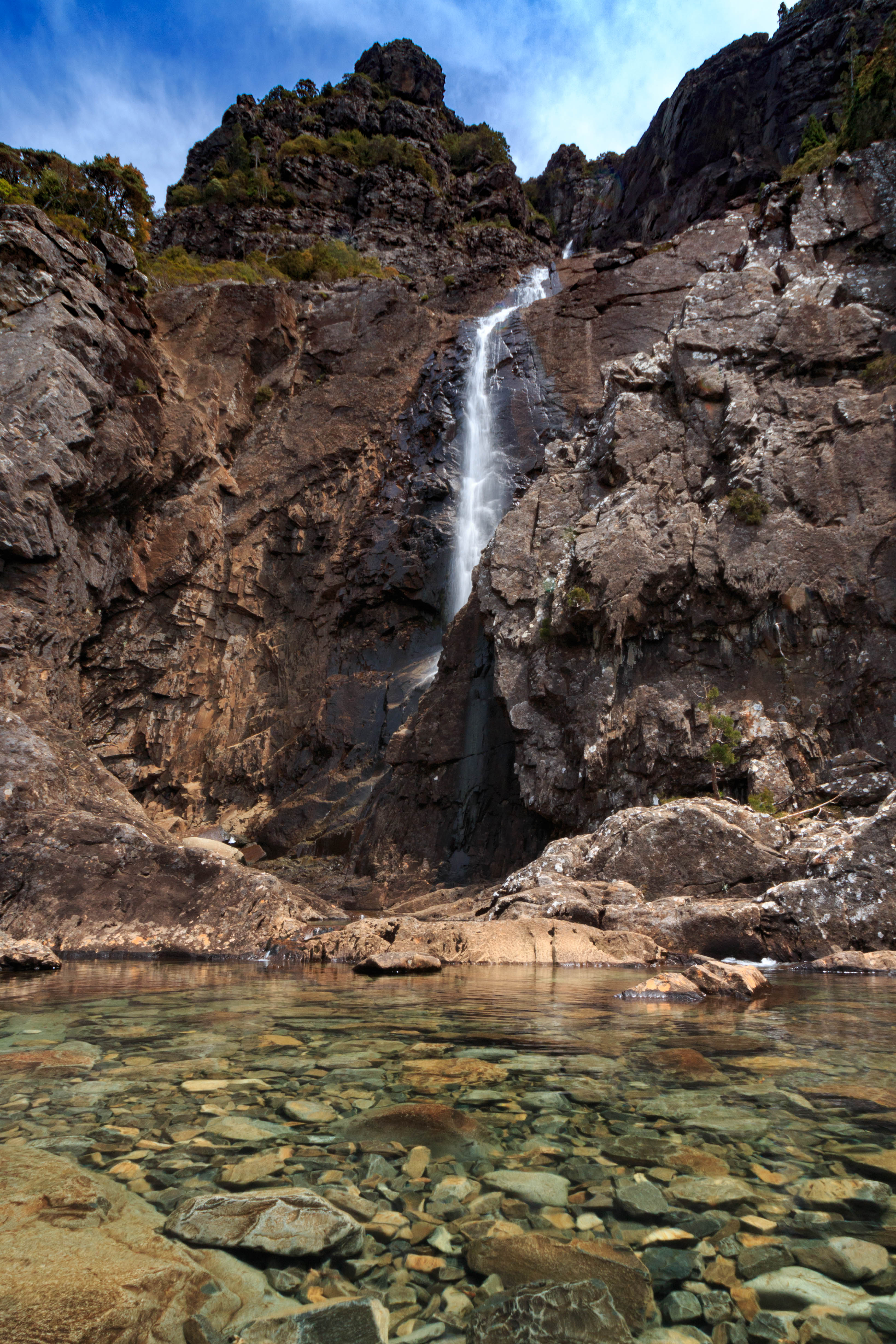 Meander Falls in summer